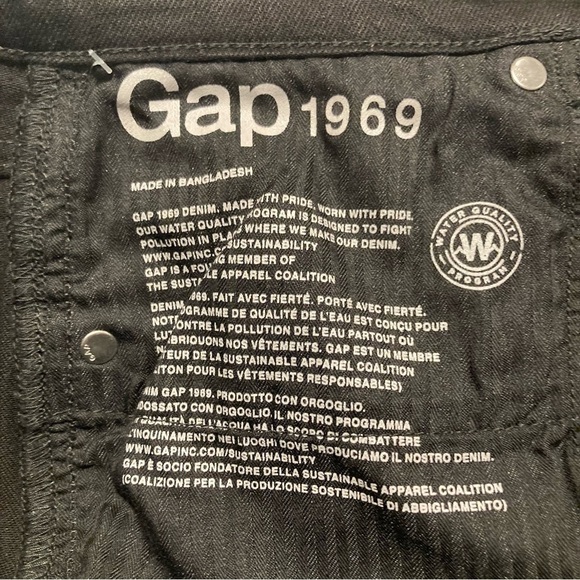 GAP Sz 31T Best Girlfriend High Waisted Black 5 Pockets Classic Jeans NEW W/ TAG - Picture 11 of 12